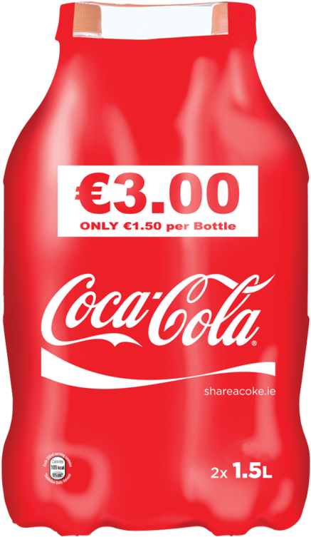 Coca Cola2 Pack Promotion PNG