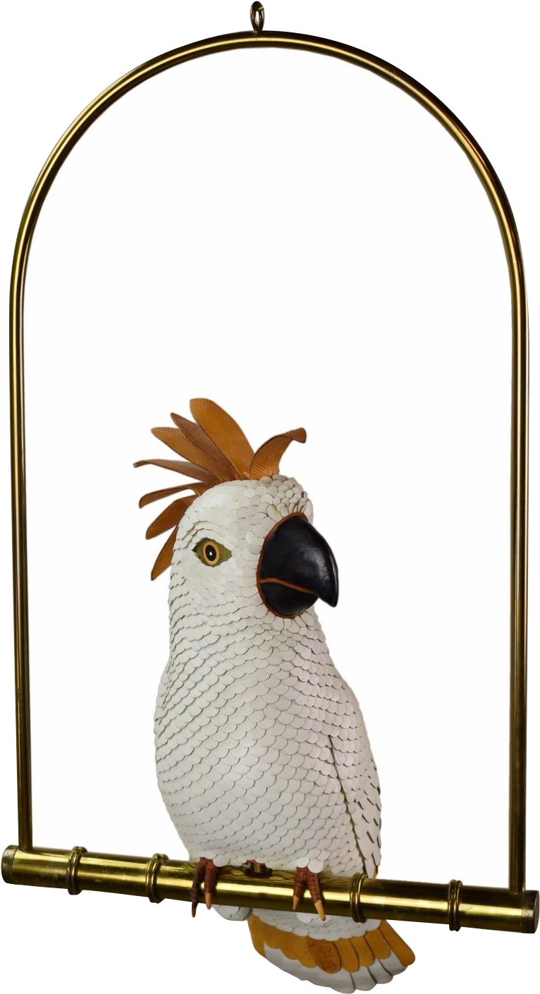 Cockatooon Brass Perch PNG