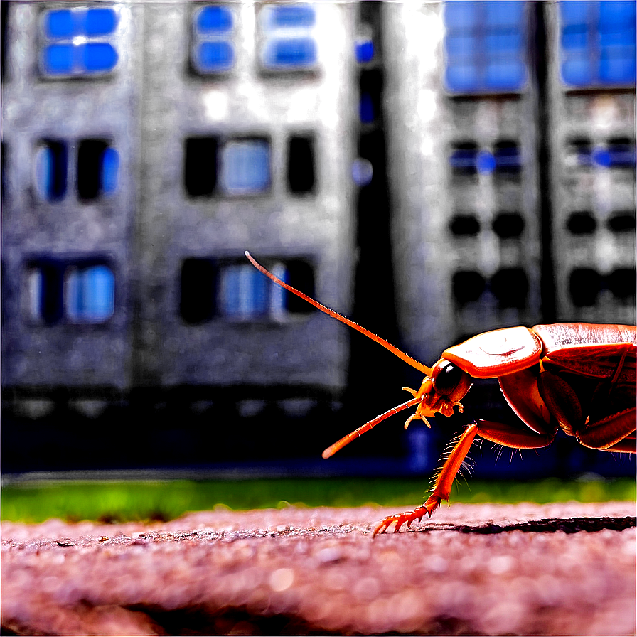 Cockroach In Urban Setting Png Uch34 PNG