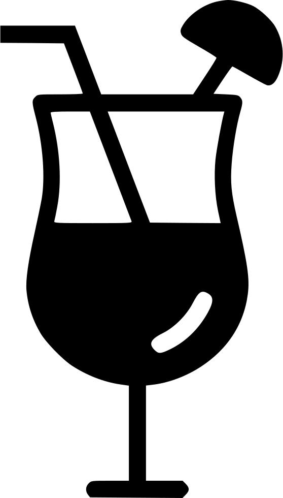 Cocktail Glass Silhouette PNG