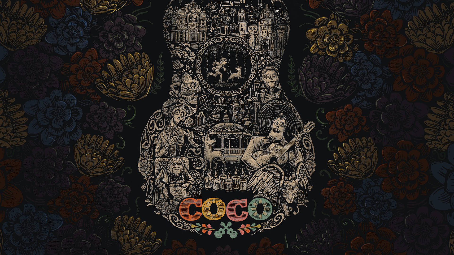 Coco Animation Guitar Digital Art