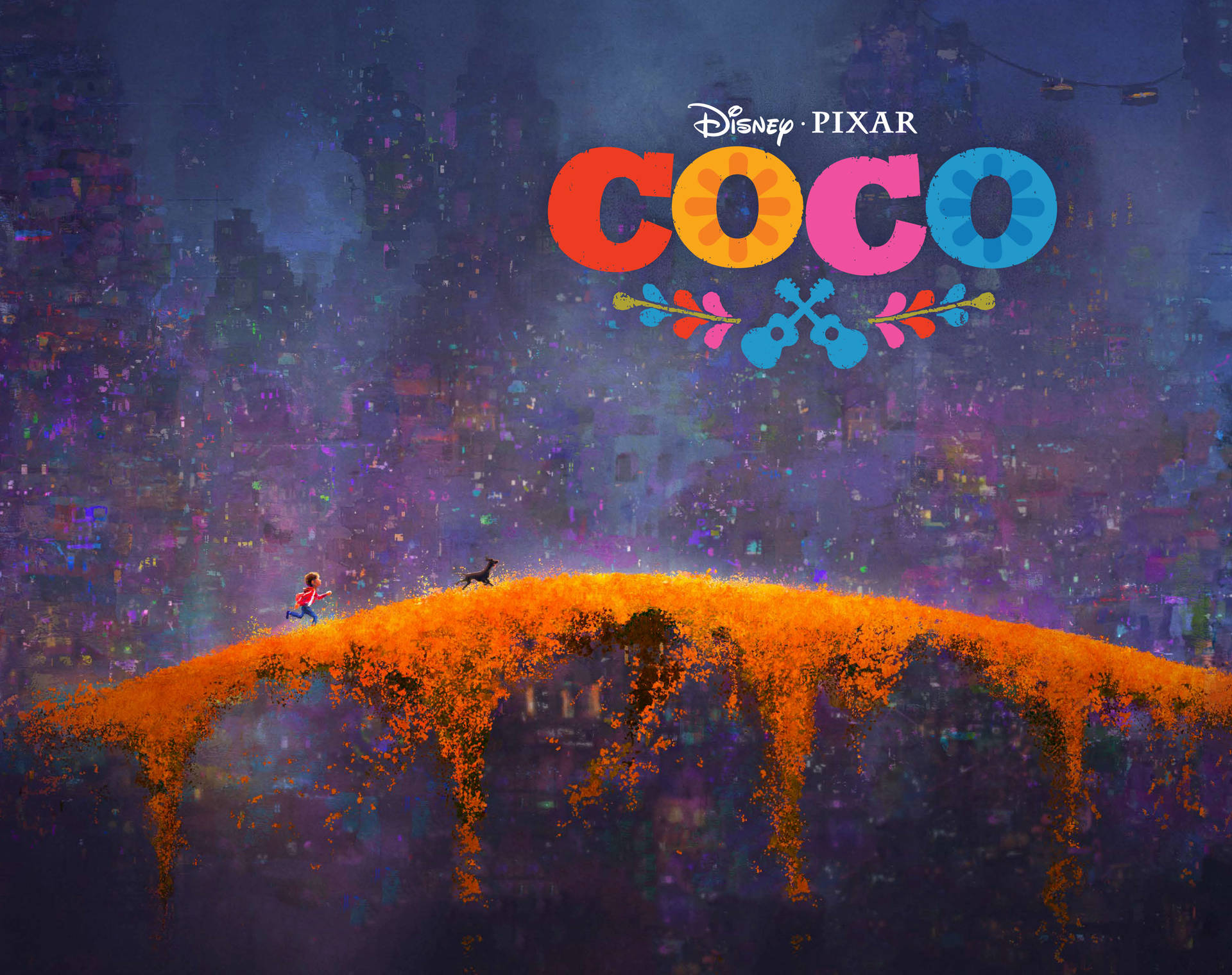 Download Coco Animation Marigold Bridge Wallpaper 