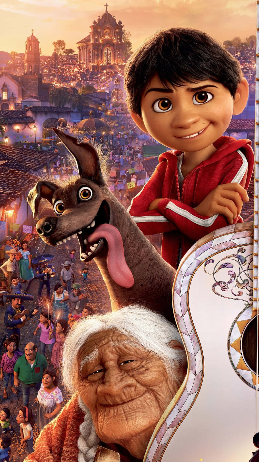 A Poster For The Movie 'coco'