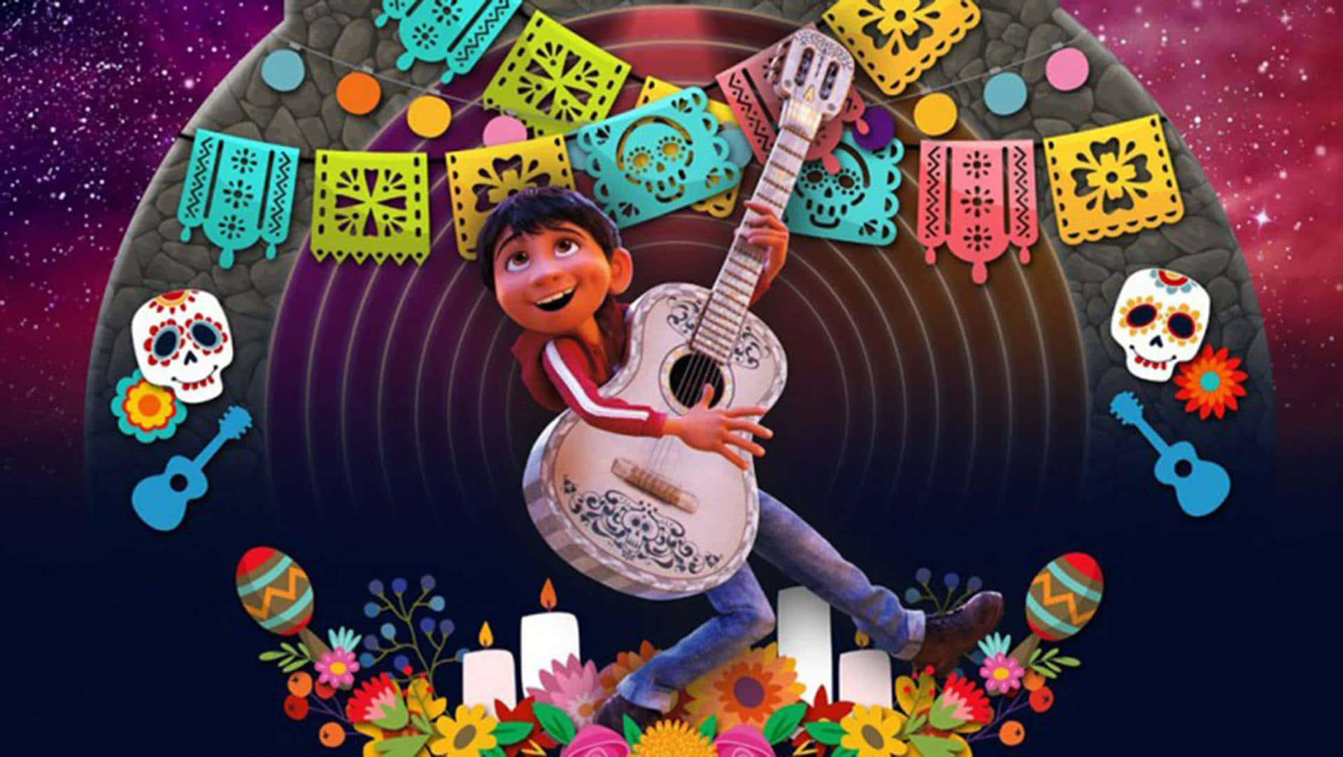 Miguel from Coco - explore the beauty of Mexico's culture Wallpaper