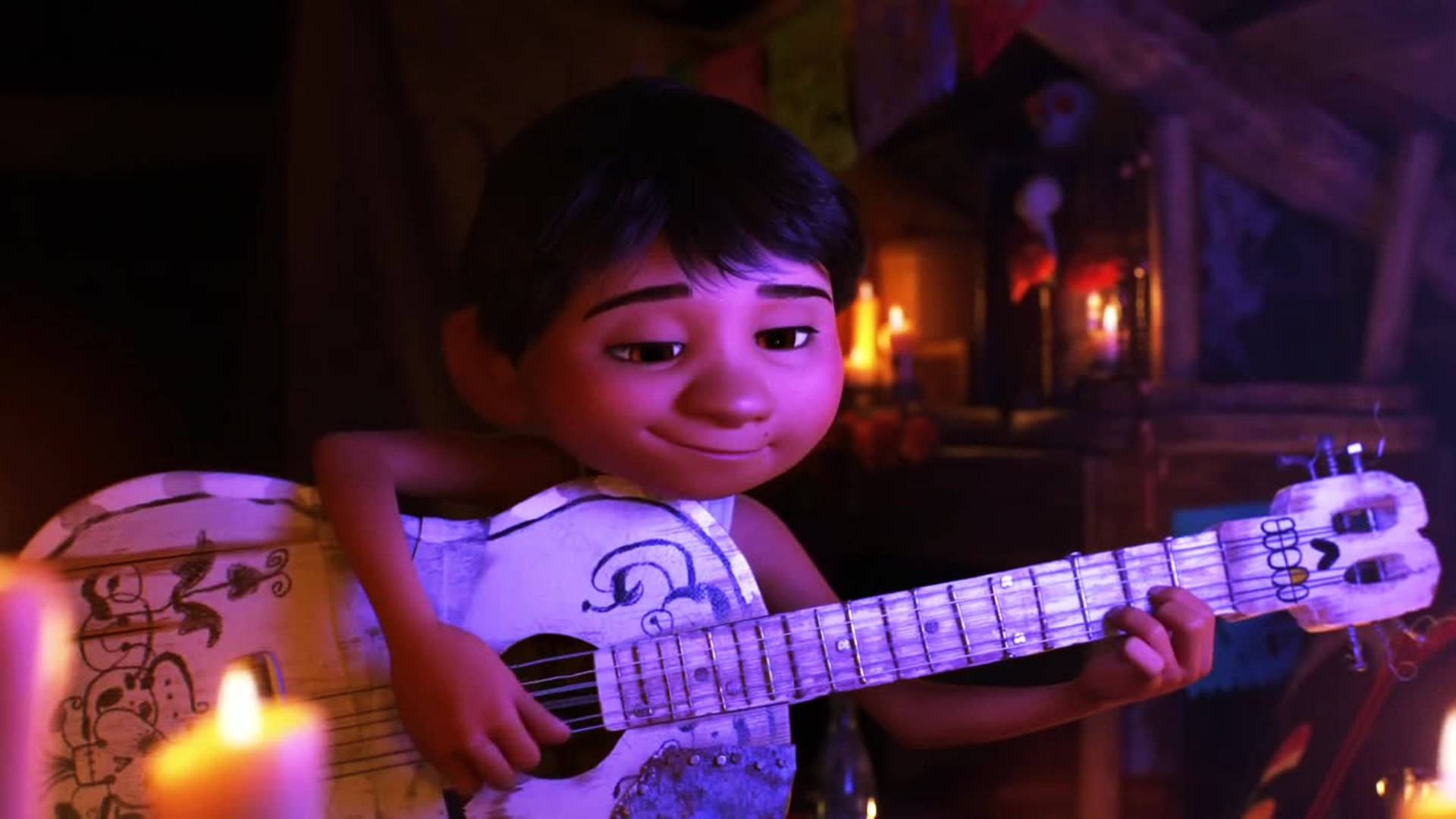 Coco Miguel Playing Guitar