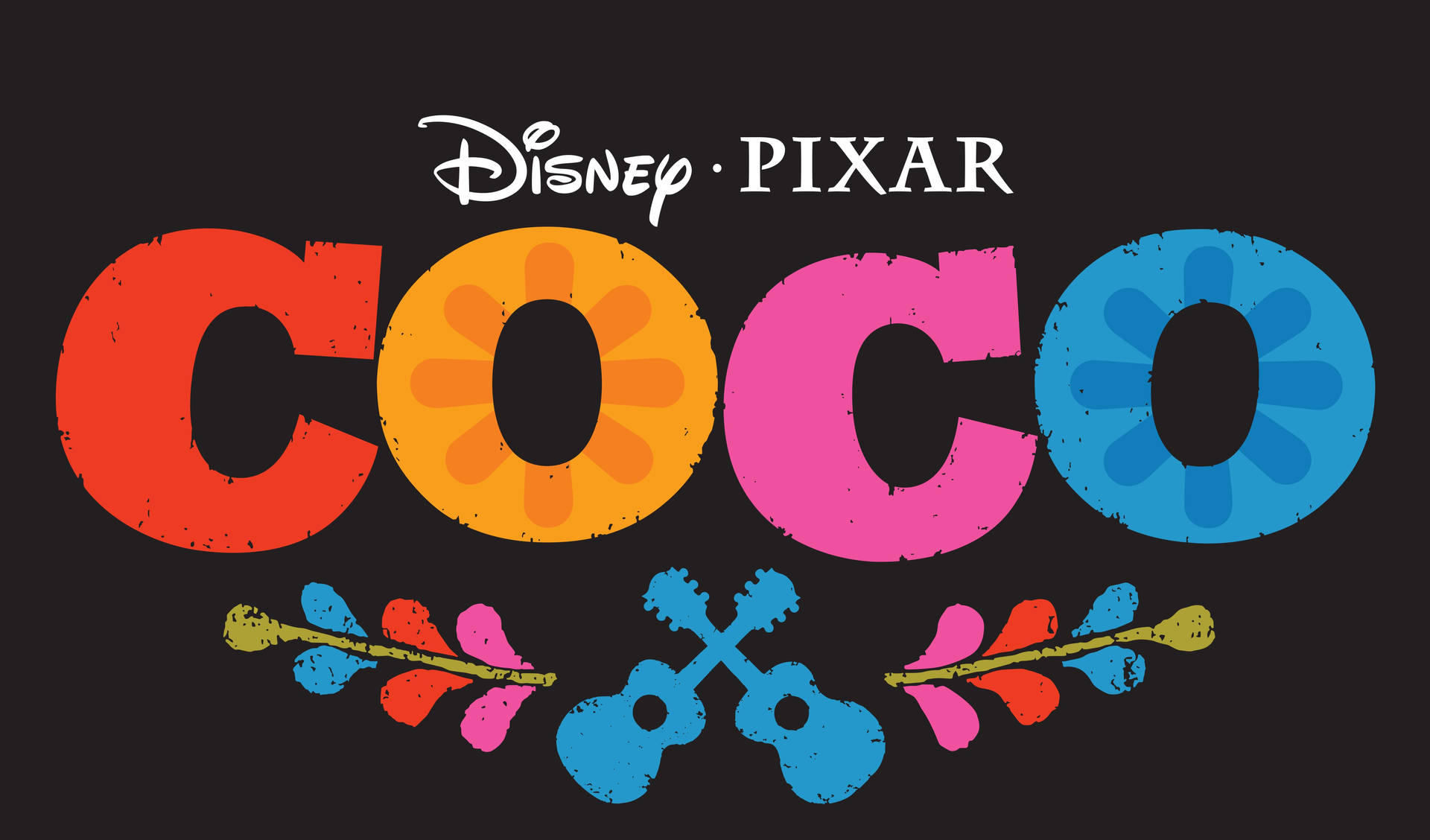 Coco Movie Title In Black