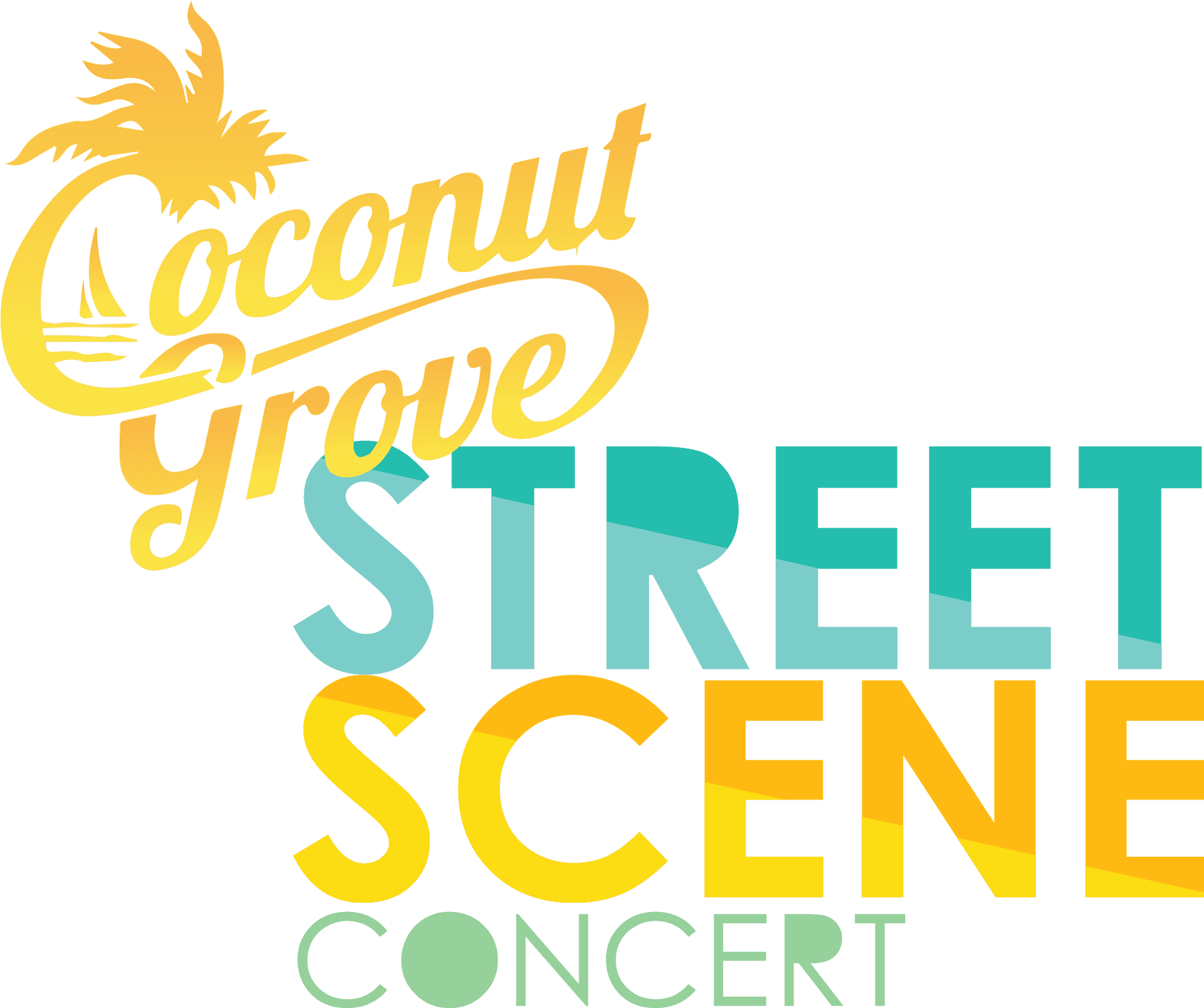 Coconut Grove Street Scene Concert Logo PNG