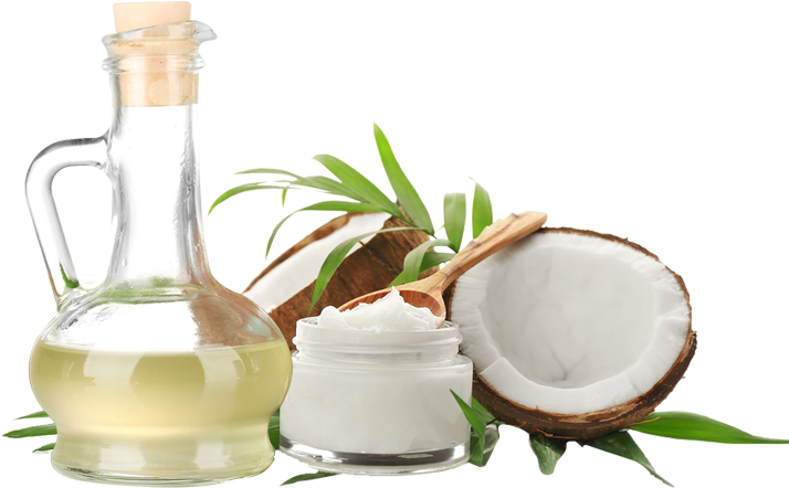 Coconut Oiland Cream Display PNG