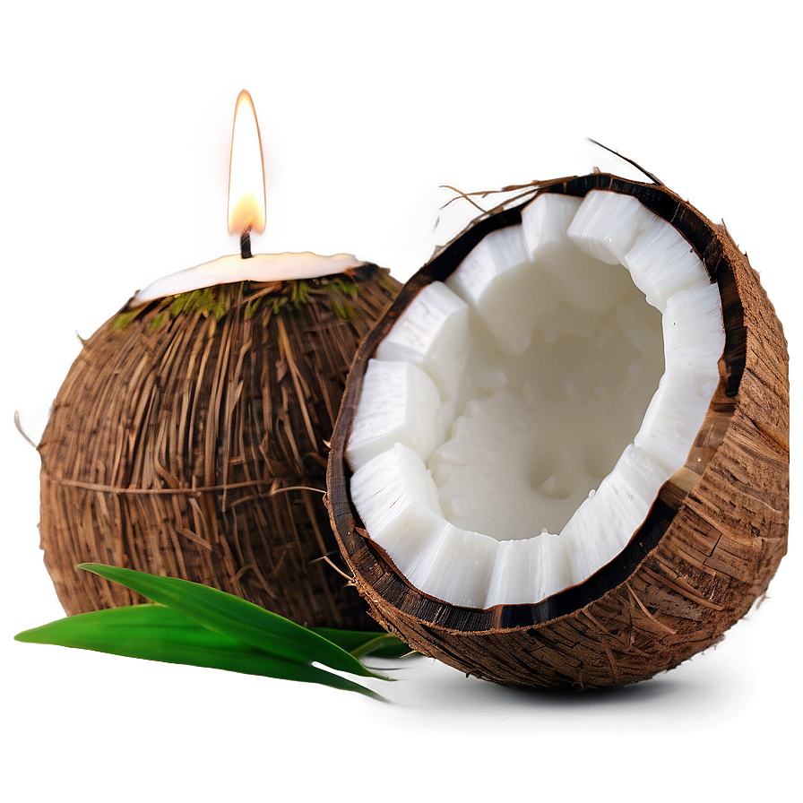 Download Coconut Scented Candle Png 05242024 | Wallpapers.com