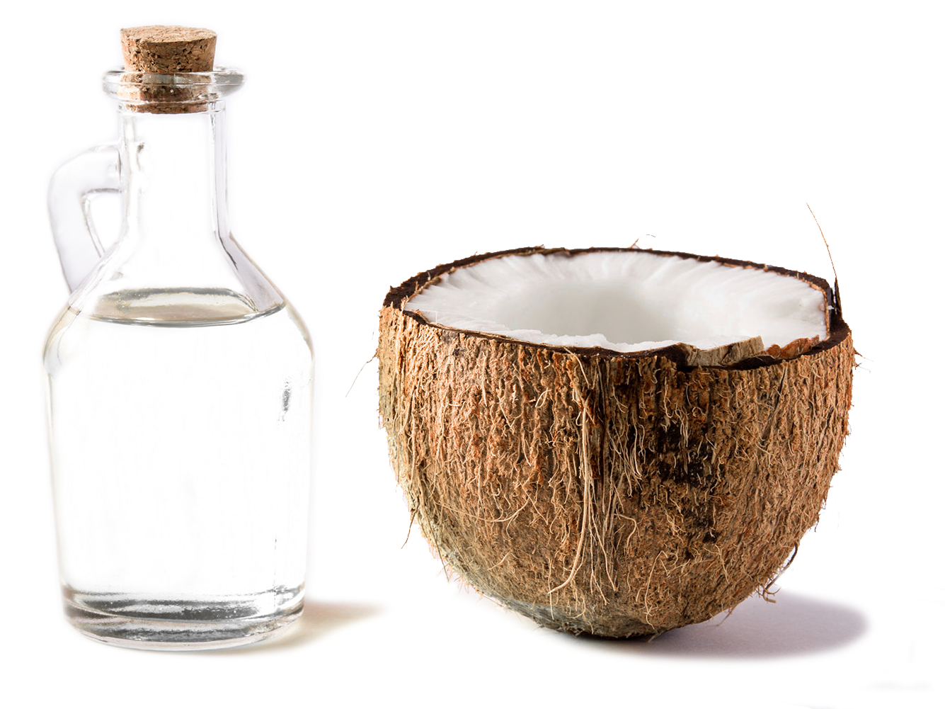 Coconutand Coconut Oil PNG