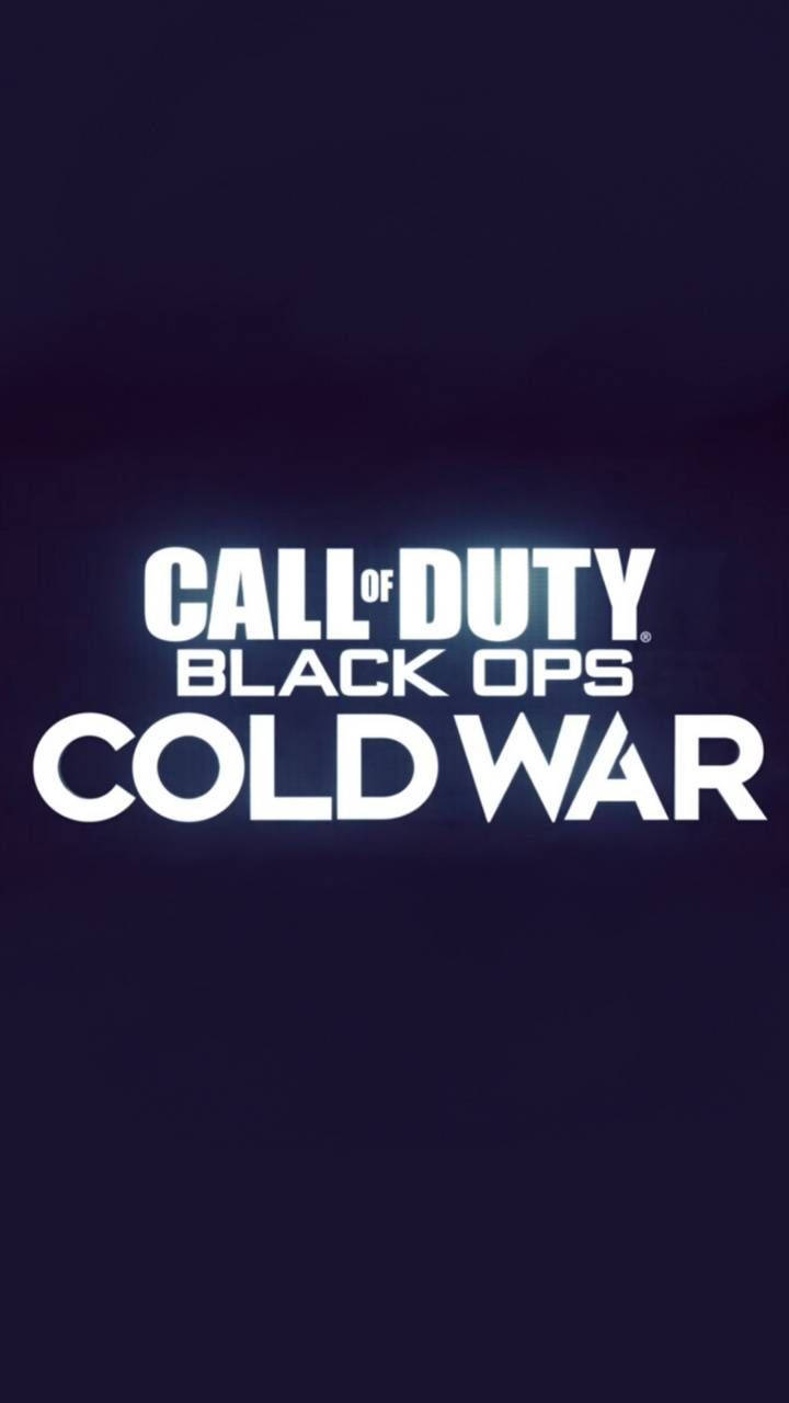 COD Cold War Glowing Text Wallpaper