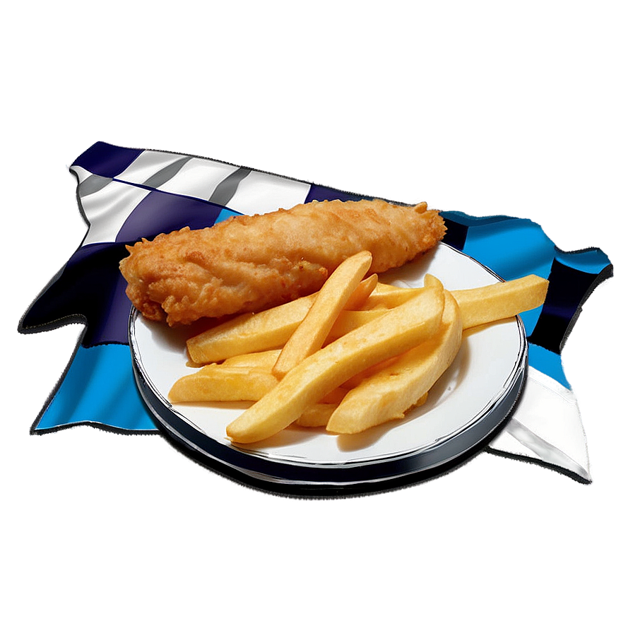 Cod Fish And Chips Png 06252024 PNG