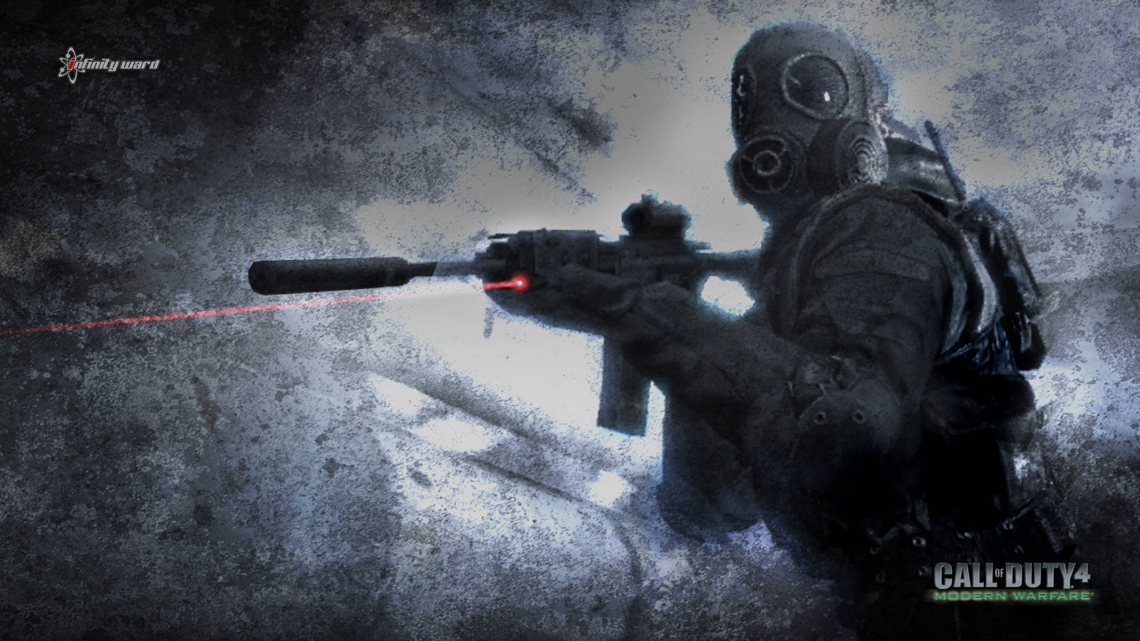 COD Modern Warfare Grunge Wallpaper