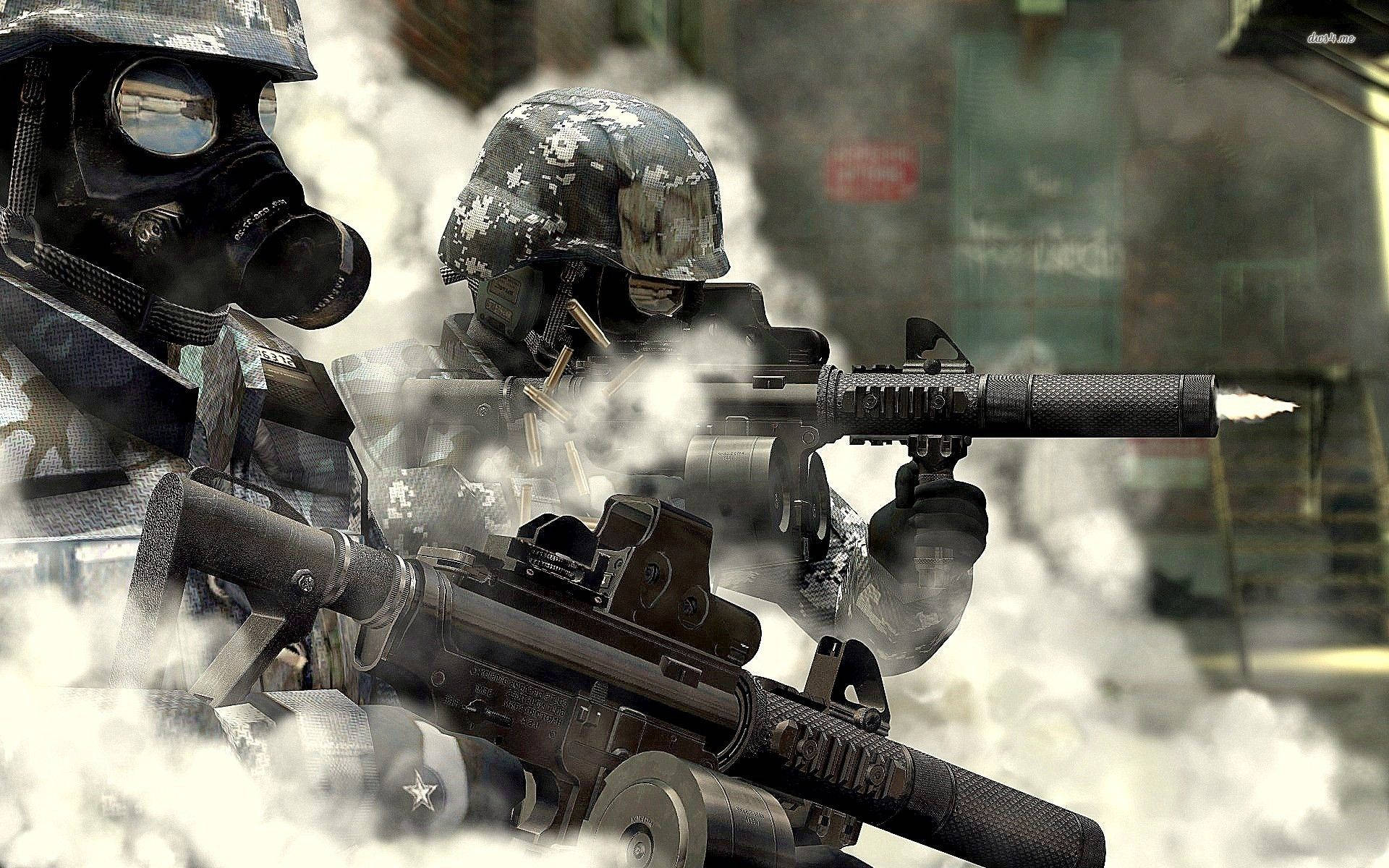 Cod Modern Warfare Tear Gas Leak Wallpaper