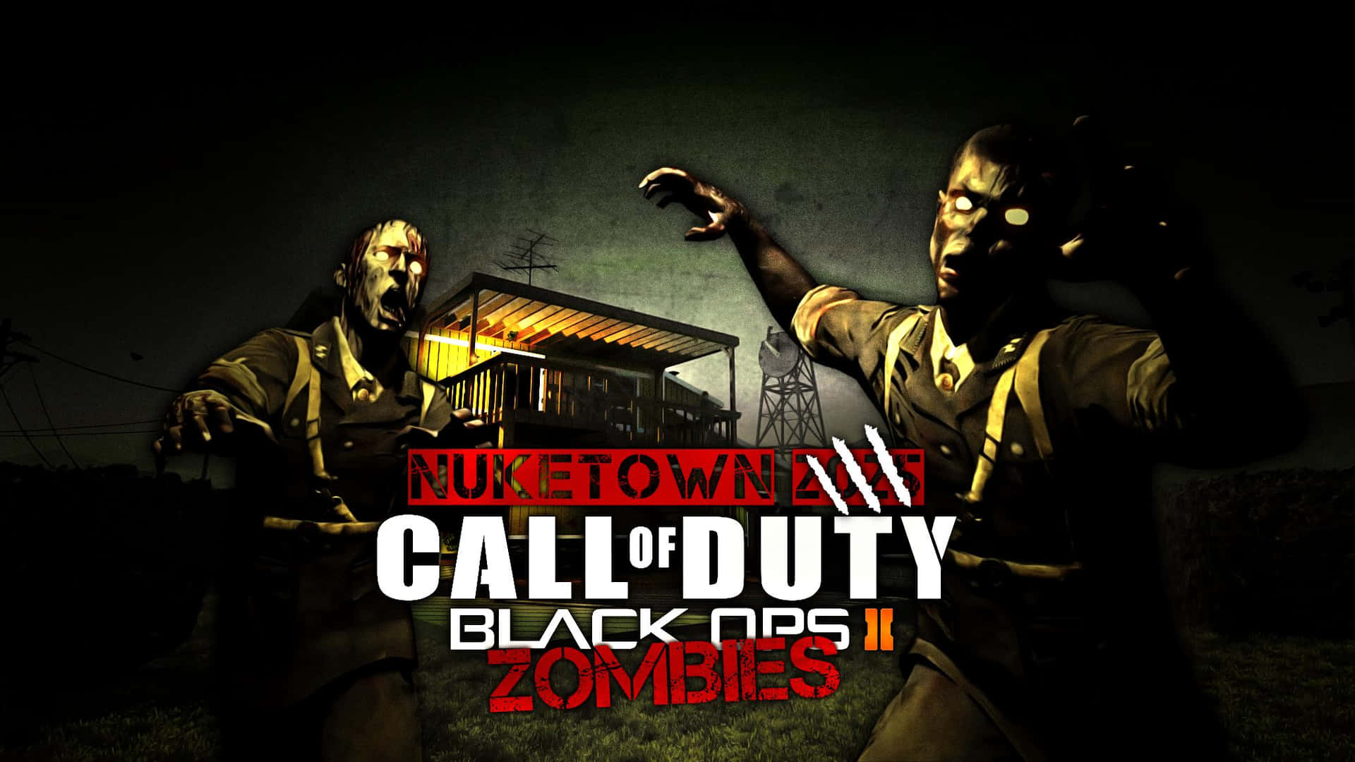 Survive the Undead Apocalypse in Call of Duty: Zombies Wallpaper