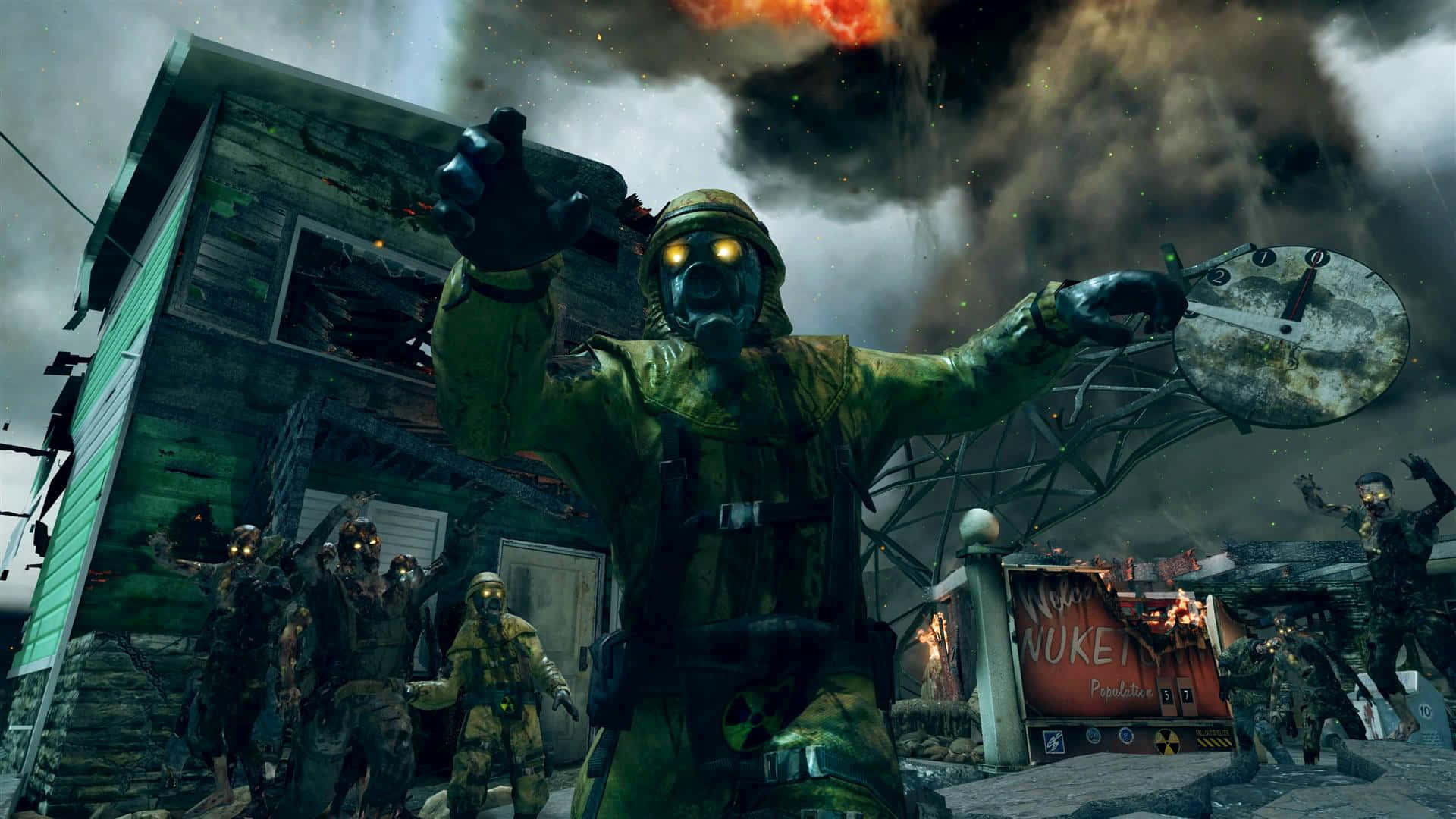 Zombieshaben Call Of Duty Übernommen. Wallpaper