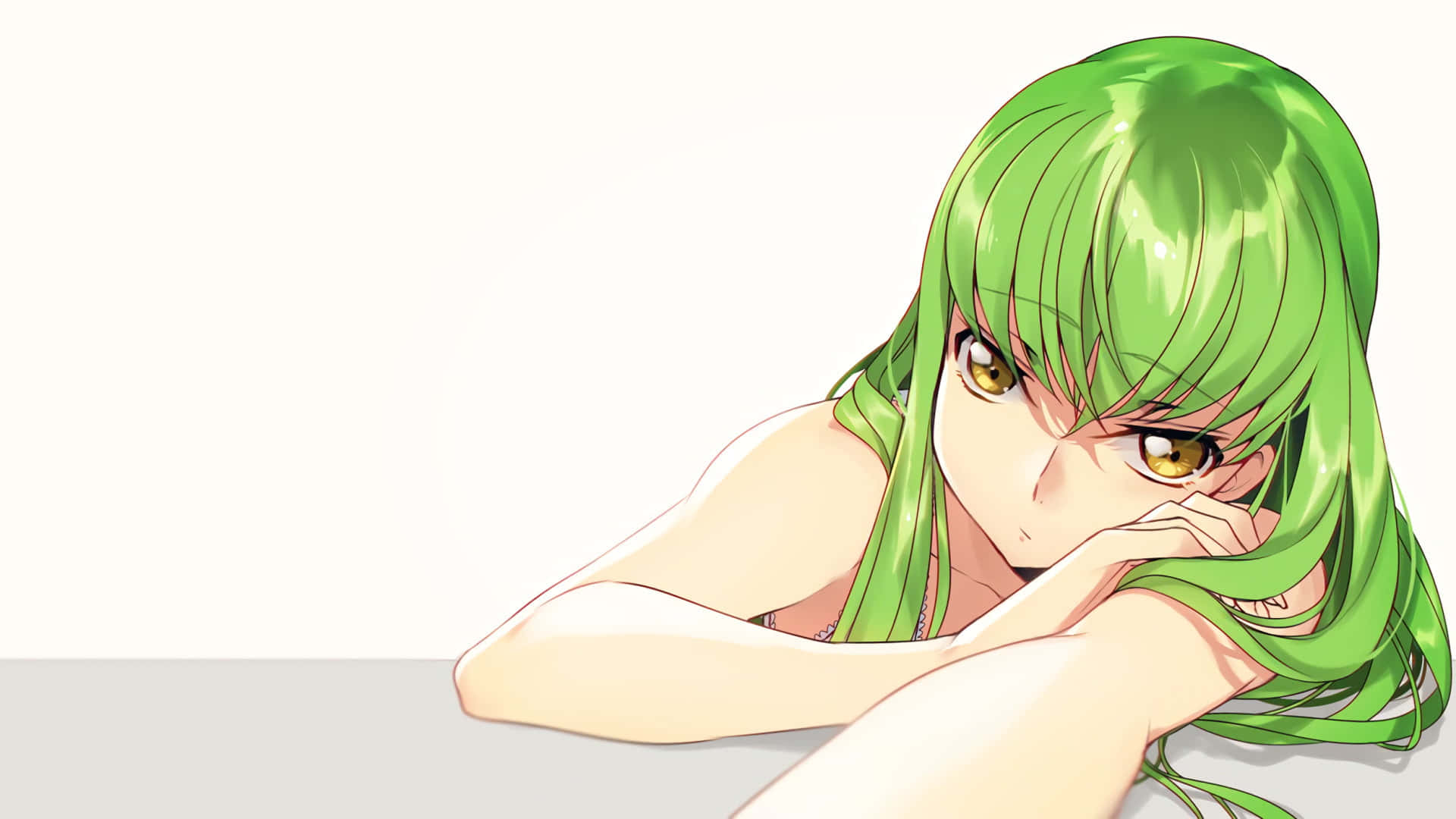 Code Geass C.c. Pensive Moment Wallpaper