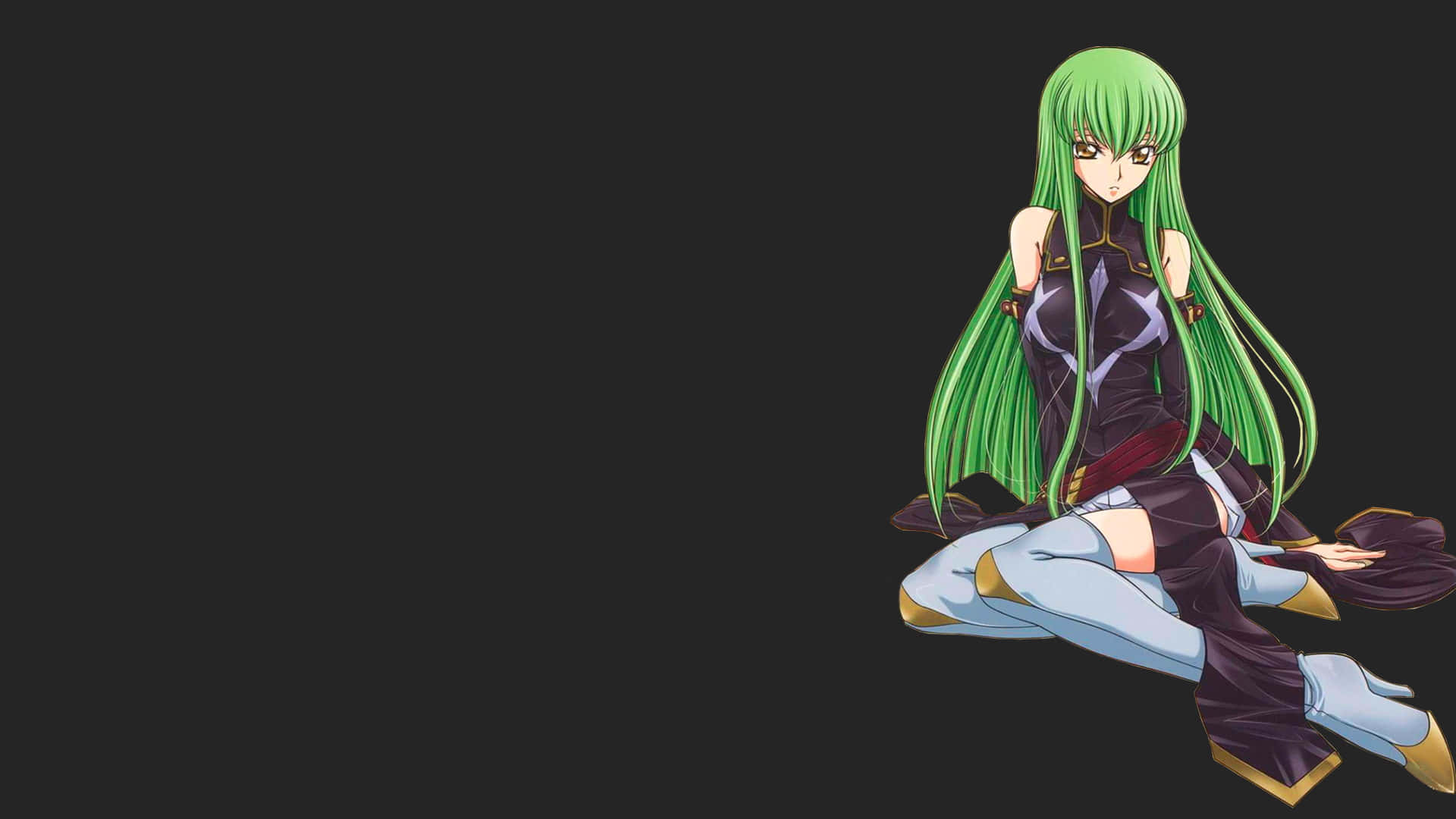 C.C, code geass, cc, anime girl, sexy, green hair, HD wallpaper
