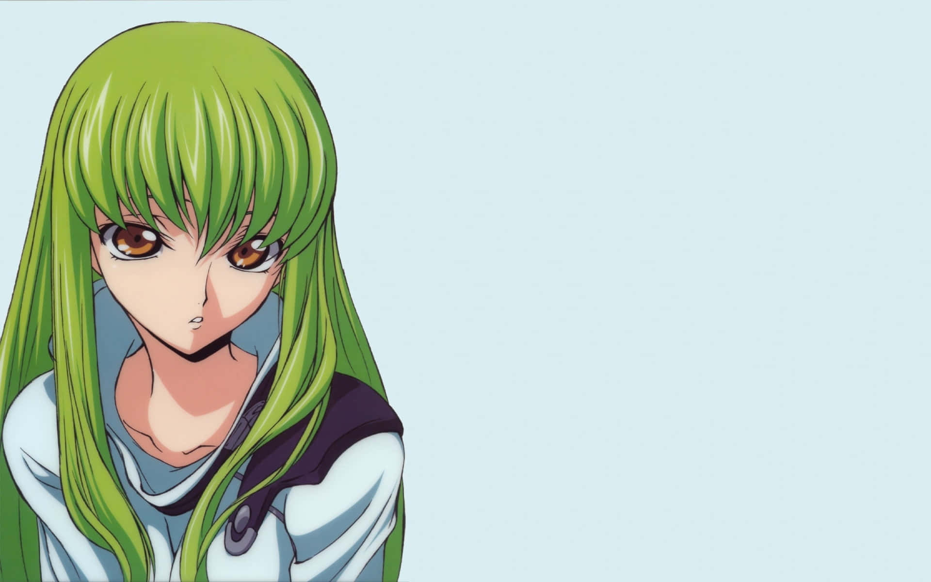 Code Geass C.c. - Enigmatic and Mysterious Immortal Witch Wallpaper