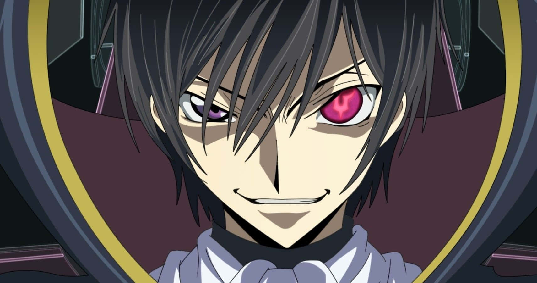 Code Geass Lelouch Purple And Red Eyes Picture