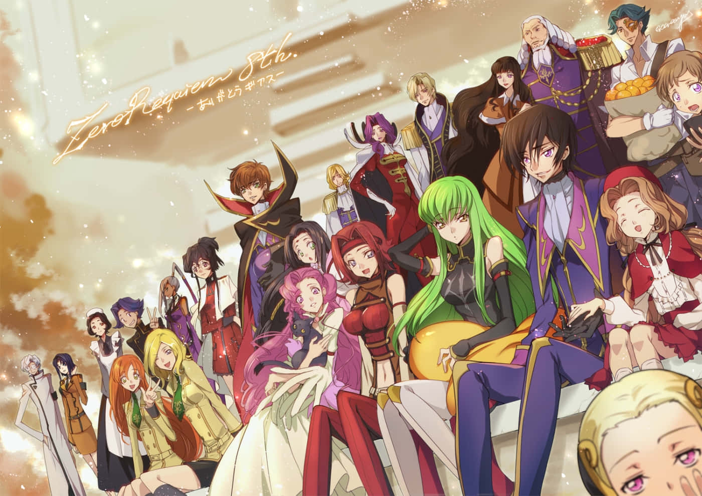 Code Geass All Characters Picture