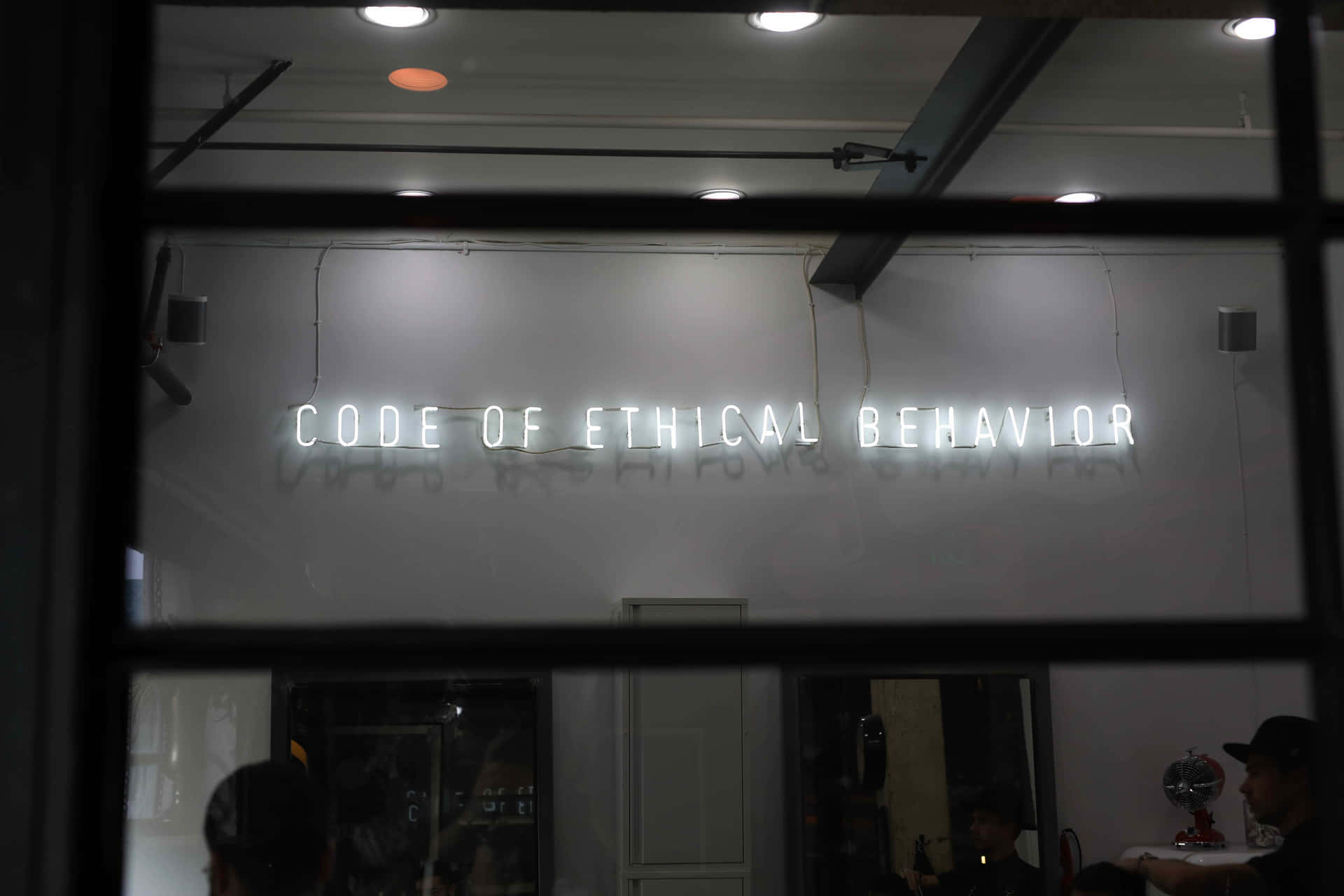 Code Of Ethical Behavior Signage Wallpaper