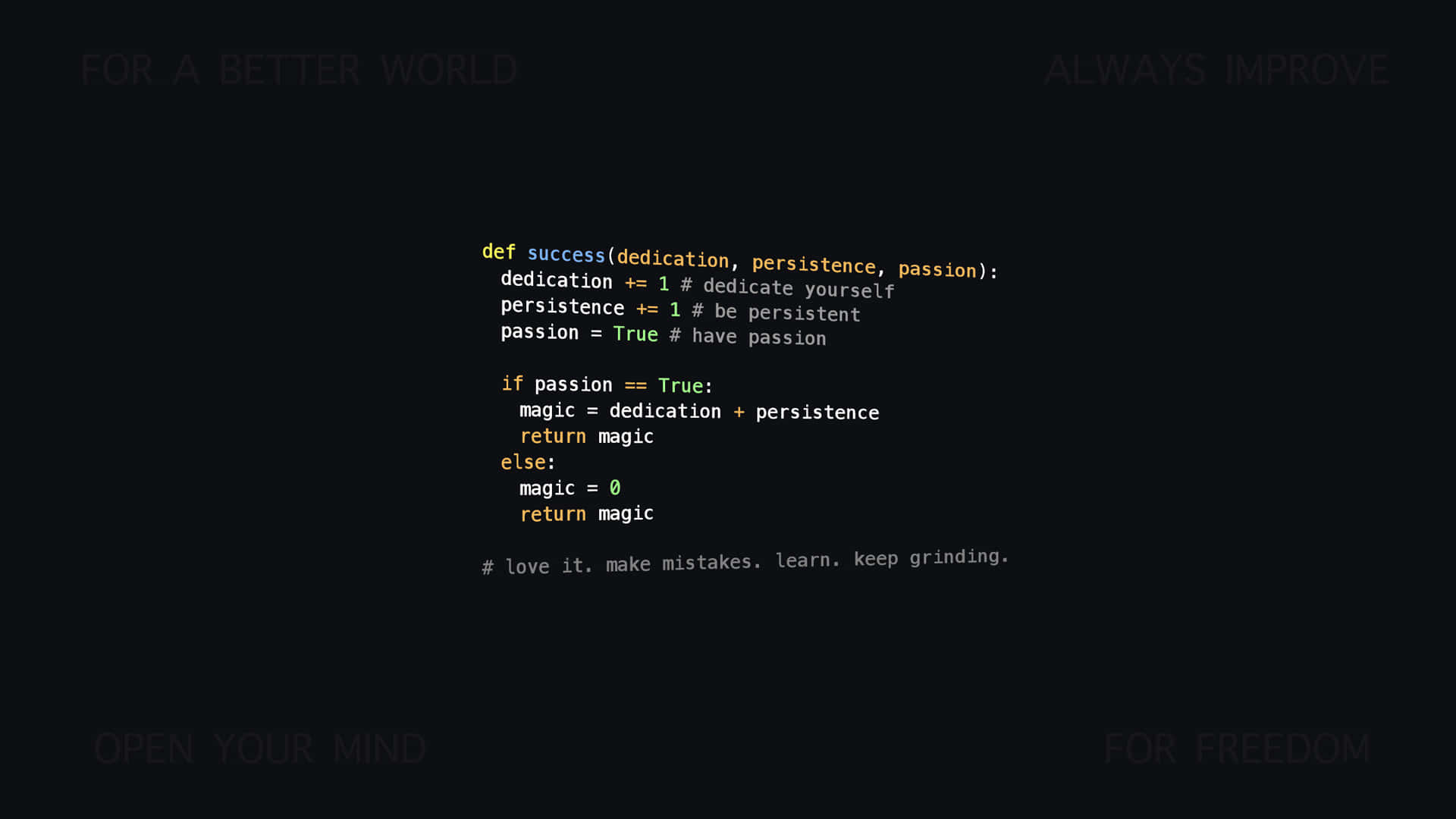 Code Style Motivational For Dedicated People Wallpaper