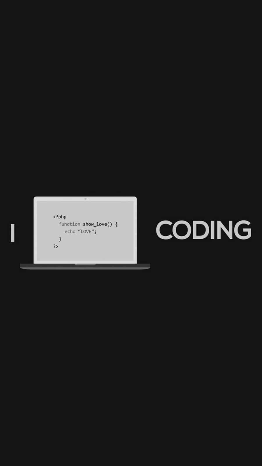 Break the barriers of coding with an iPhone Wallpaper