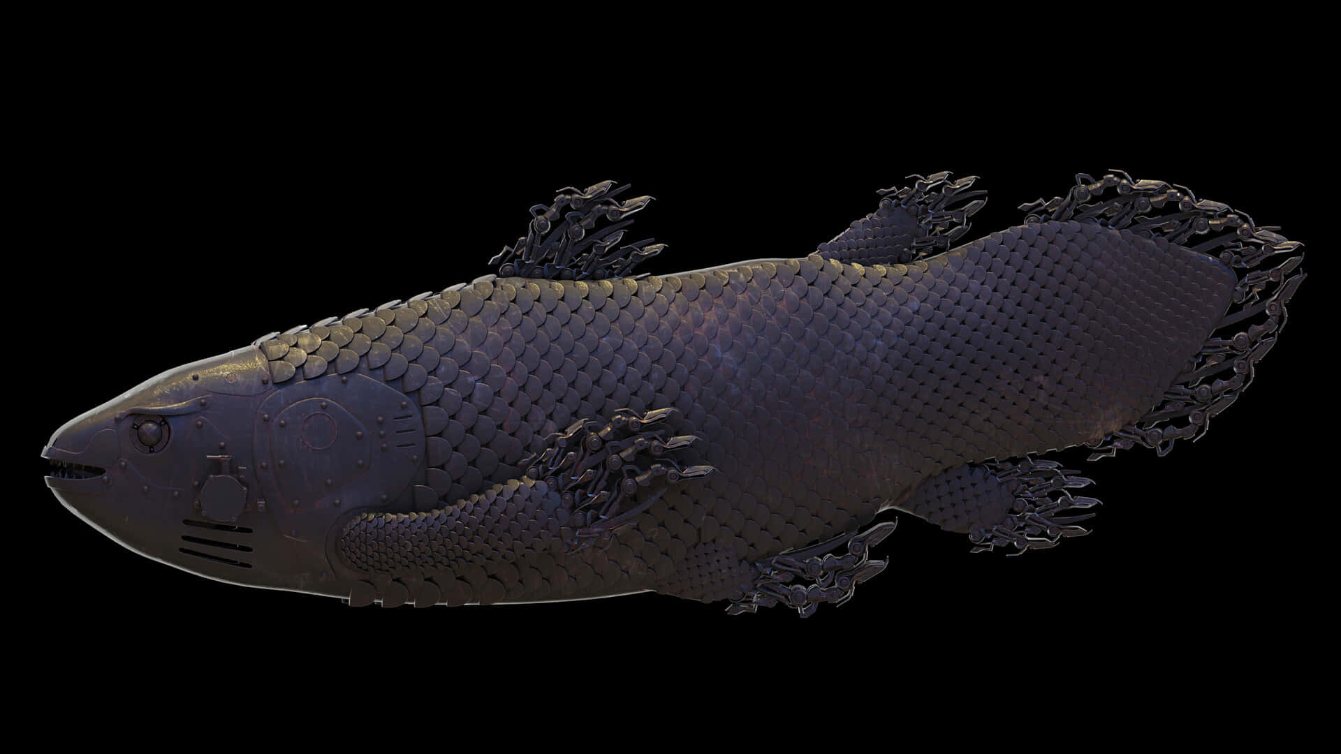 Coelacanth Prehistoric Fish Wallpaper
