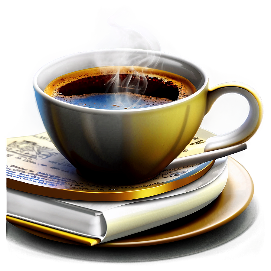 Coffee And Book Png 16 PNG