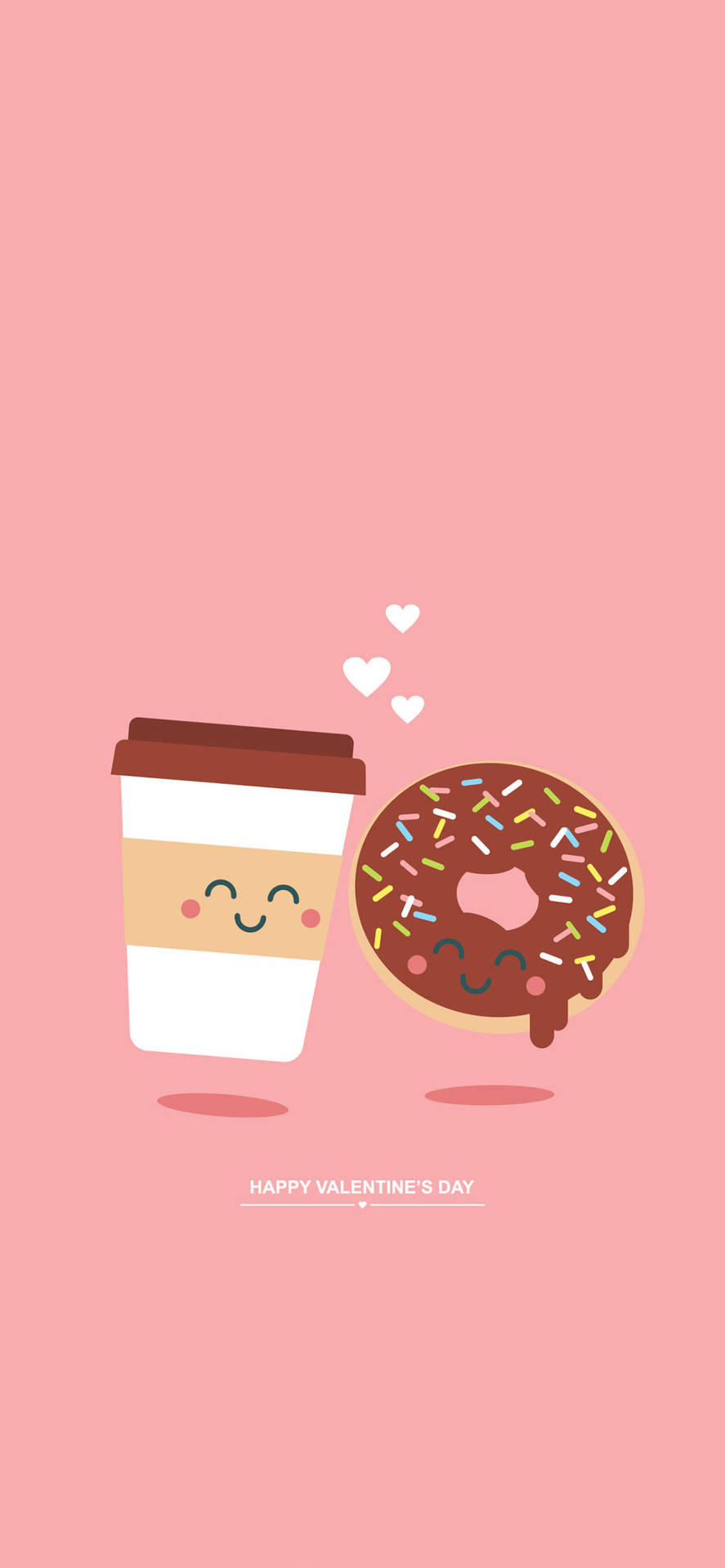 Coffee And Donut Girly Iphone Background