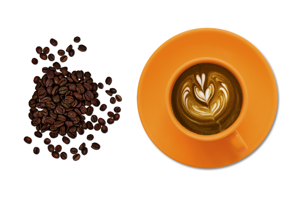 Coffee Artand Beans PNG