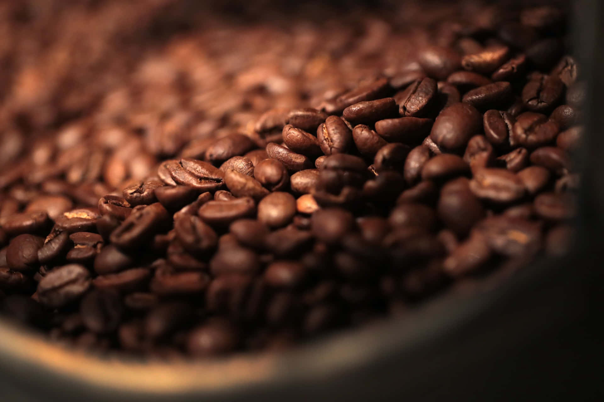 A Close Up Of Coffee Beans