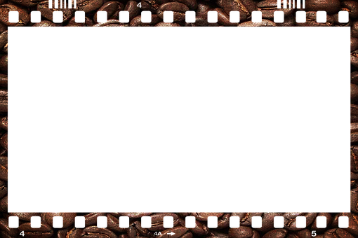 Coffee Beans Frame Background PNG