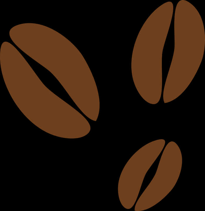 Coffee Beans Vector Illustration PNG