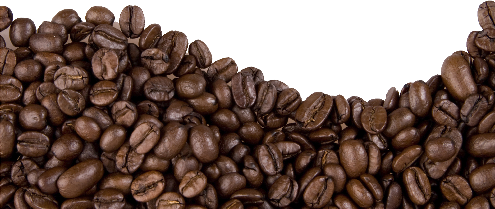 Coffee Beans Wave Pattern PNG