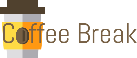 Coffee Break Logo Design PNG
