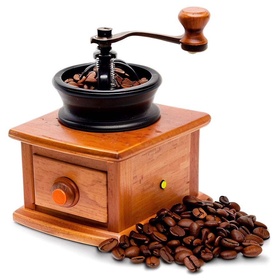 Coffee Grinder And Beans Png Mvc PNG