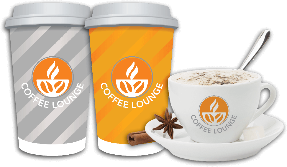 Coffee Lounge Cupsand Cappuccino PNG