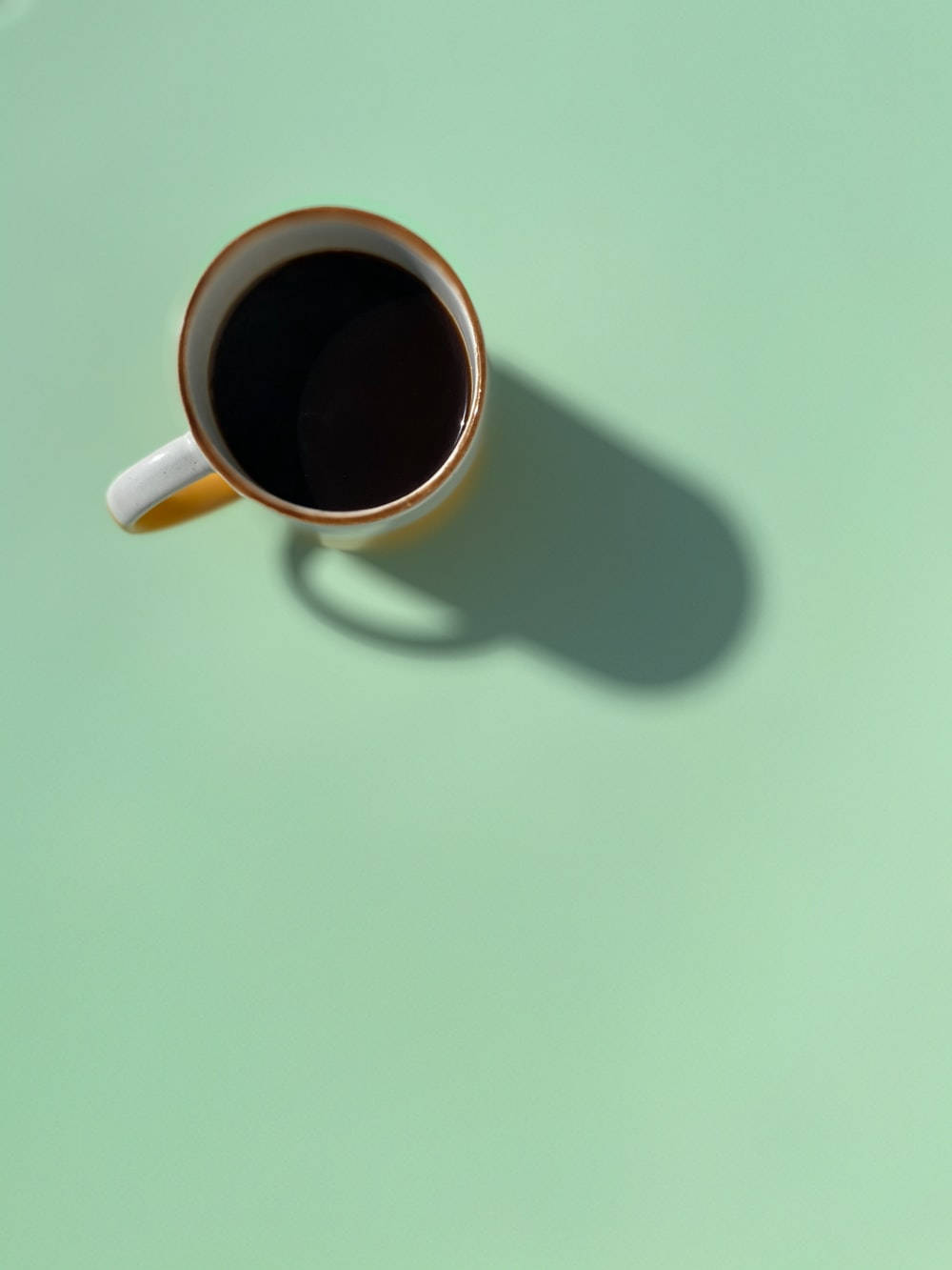Kaffeetassein Minzgrün Wallpaper