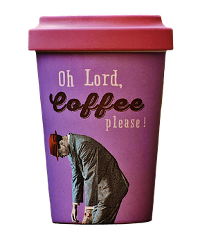 Coffee Please Humorous Cup PNG