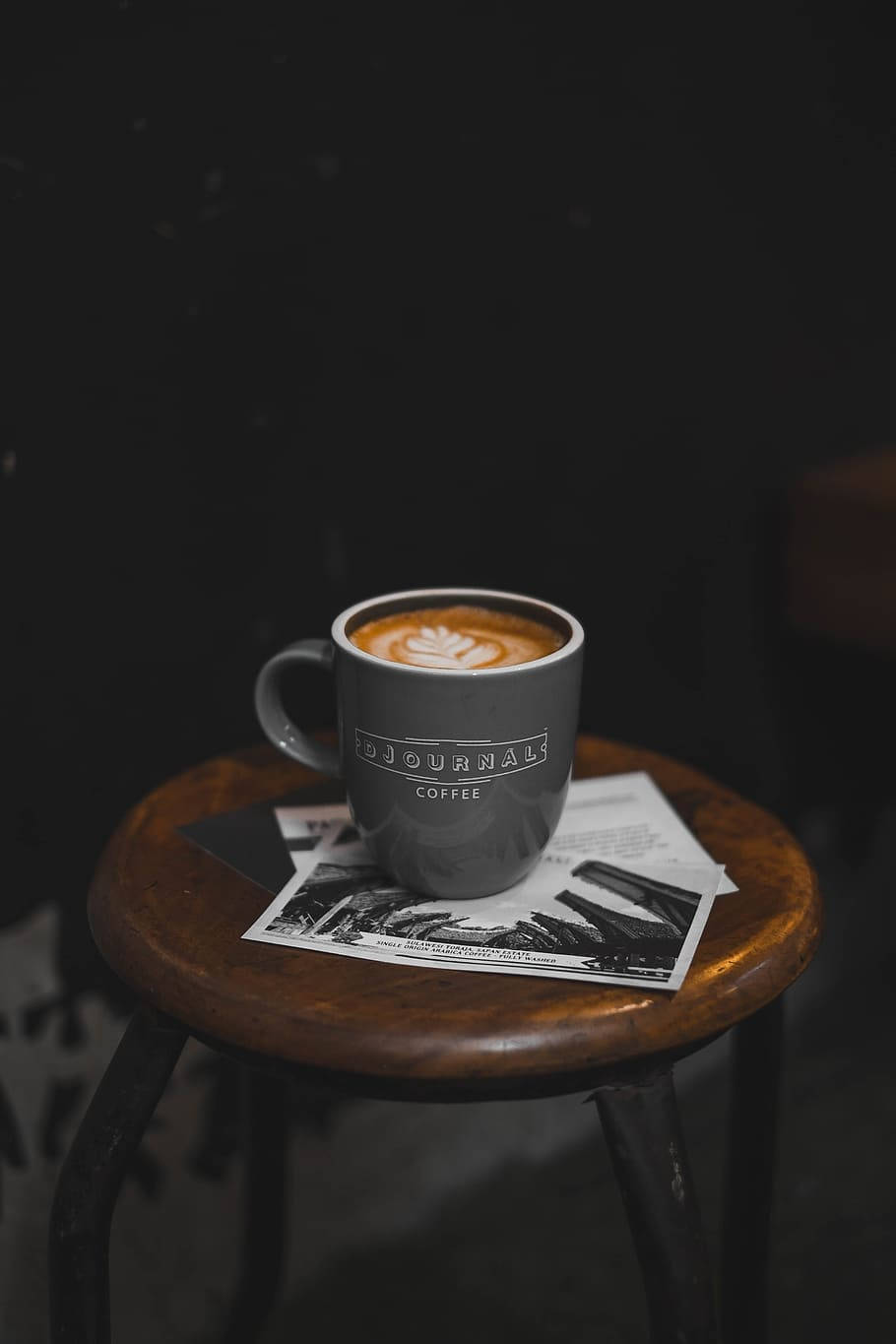 Coffee Shop Latte Wallpaper
