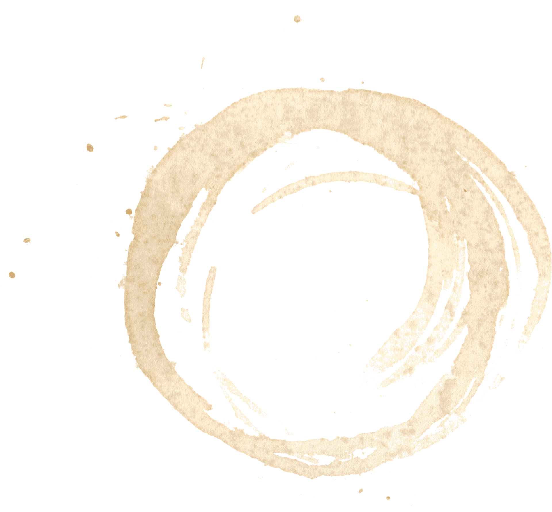 Coffee Stain Ring Texture PNG