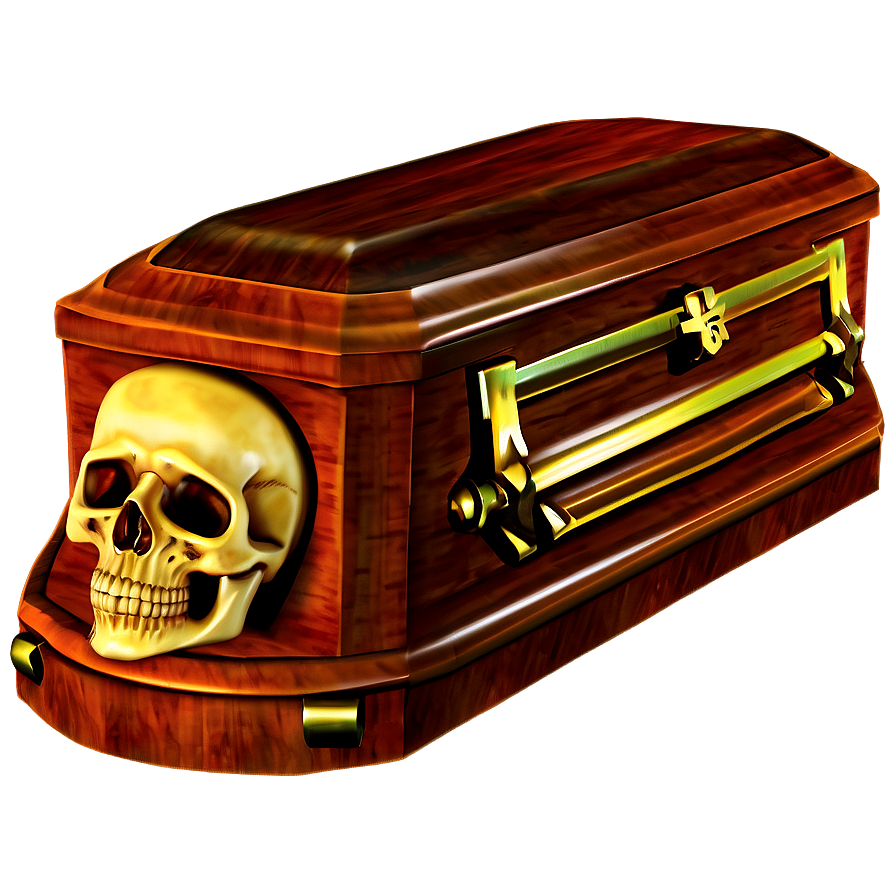 Coffin With Skull Png 63 PNG