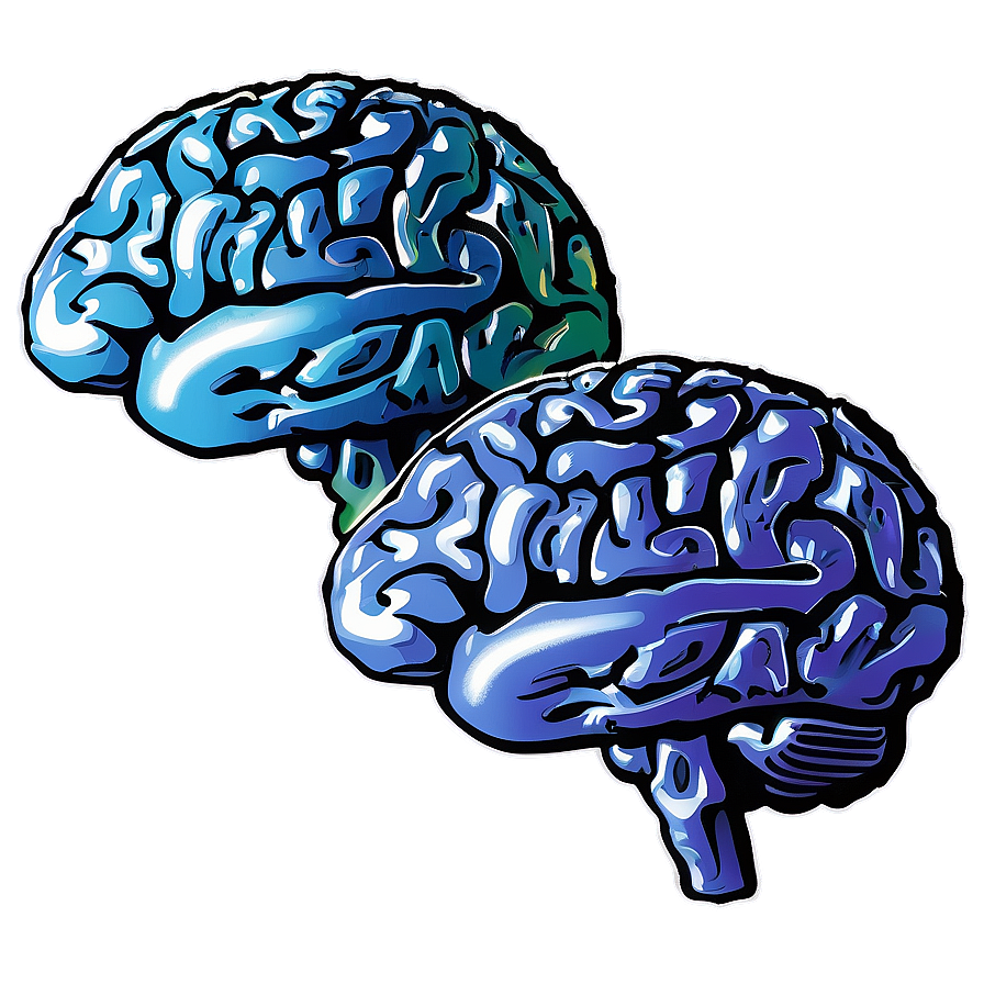 Cognitive Brain Outline Png Chh15 PNG