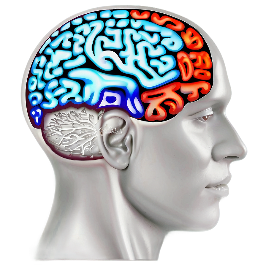 Cognitive Brain Outline Png Fbd18 PNG
