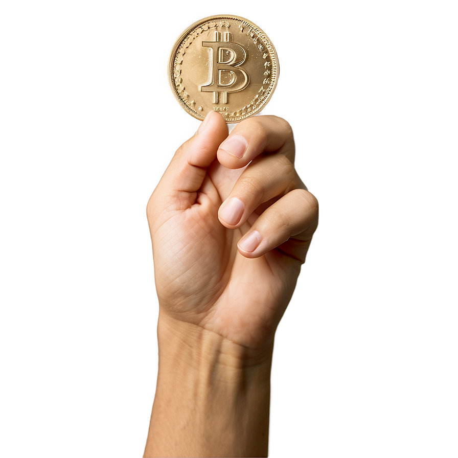 Coin In Hand Png 05252024 PNG