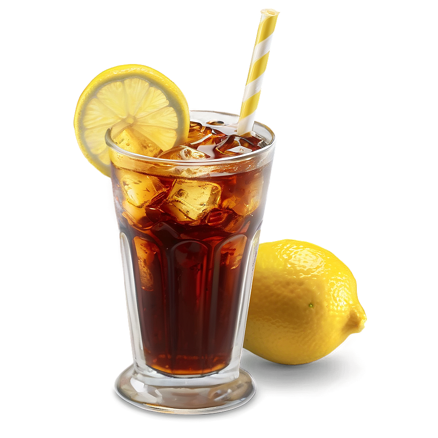 Cola Drink With Lemon Png 06132024 PNG