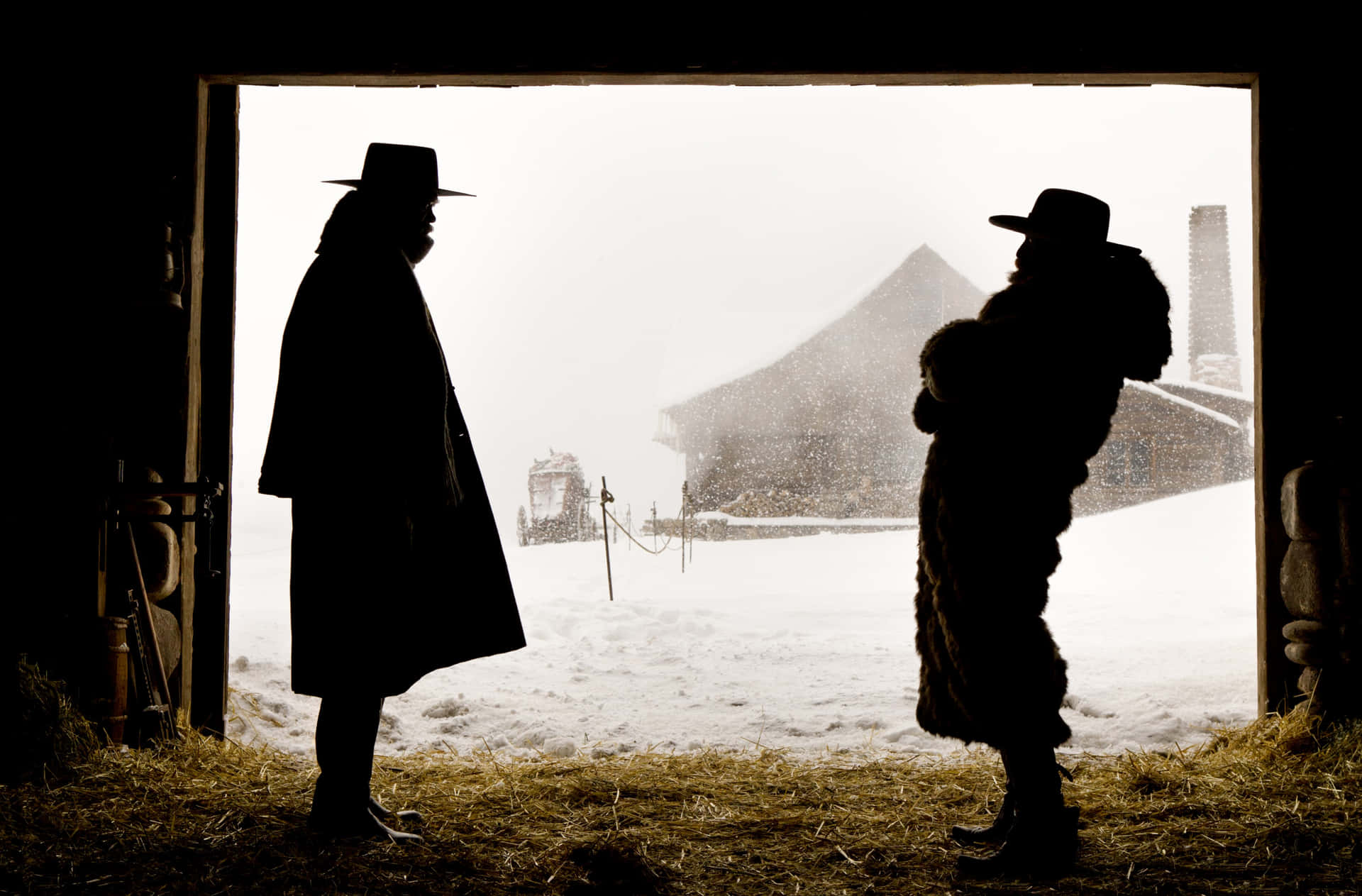 Cold-blooded Confrontation In The Hateful Eight Wallpaper