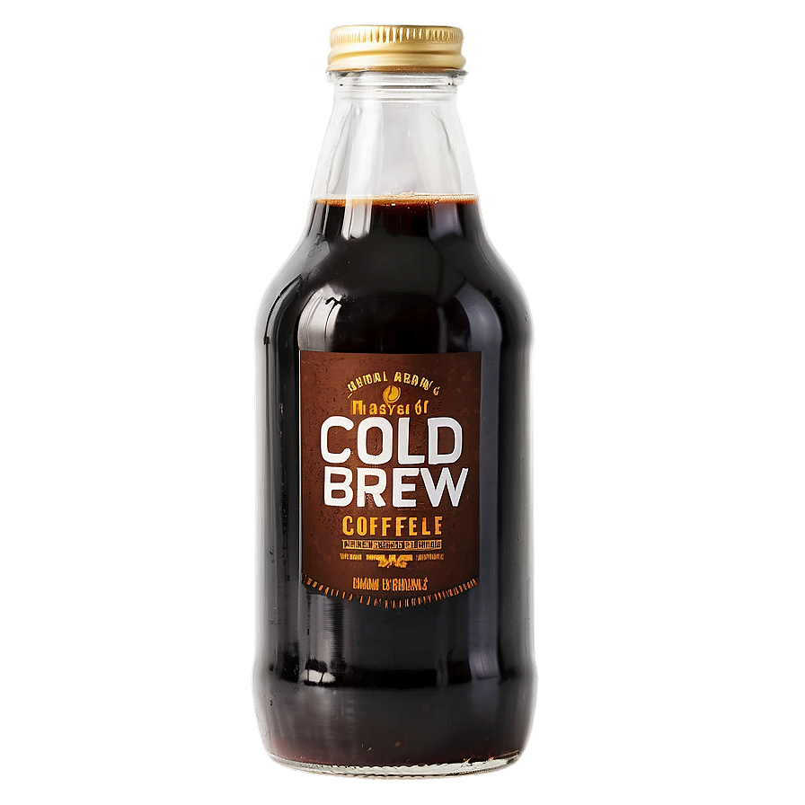 Download Cold Brew Coffee Bottle Png Uvc | Wallpapers.com